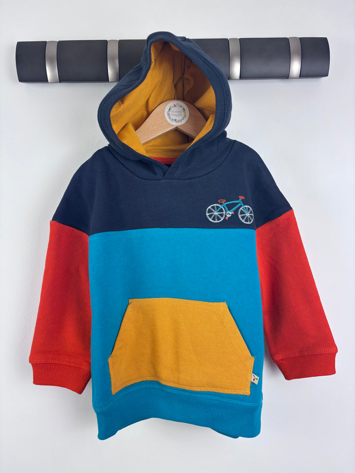 Frugi Block Colour Bike Hoodie-Hoodies-Second Snuggle Preloved