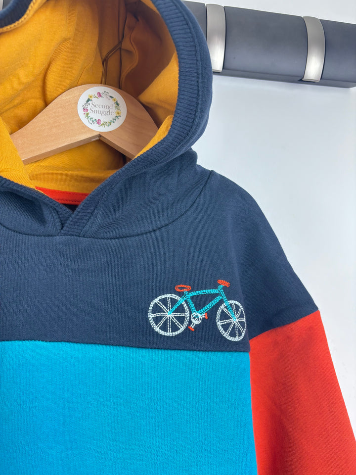 Frugi Block Colour Bike Hoodie-Hoodies-Second Snuggle Preloved