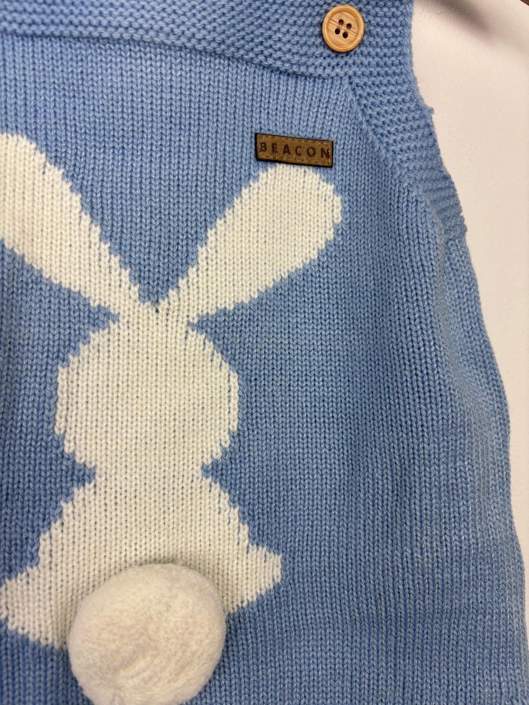 Beacon London Blue Bunny Romper-Rompers-Second Snuggle Preloved