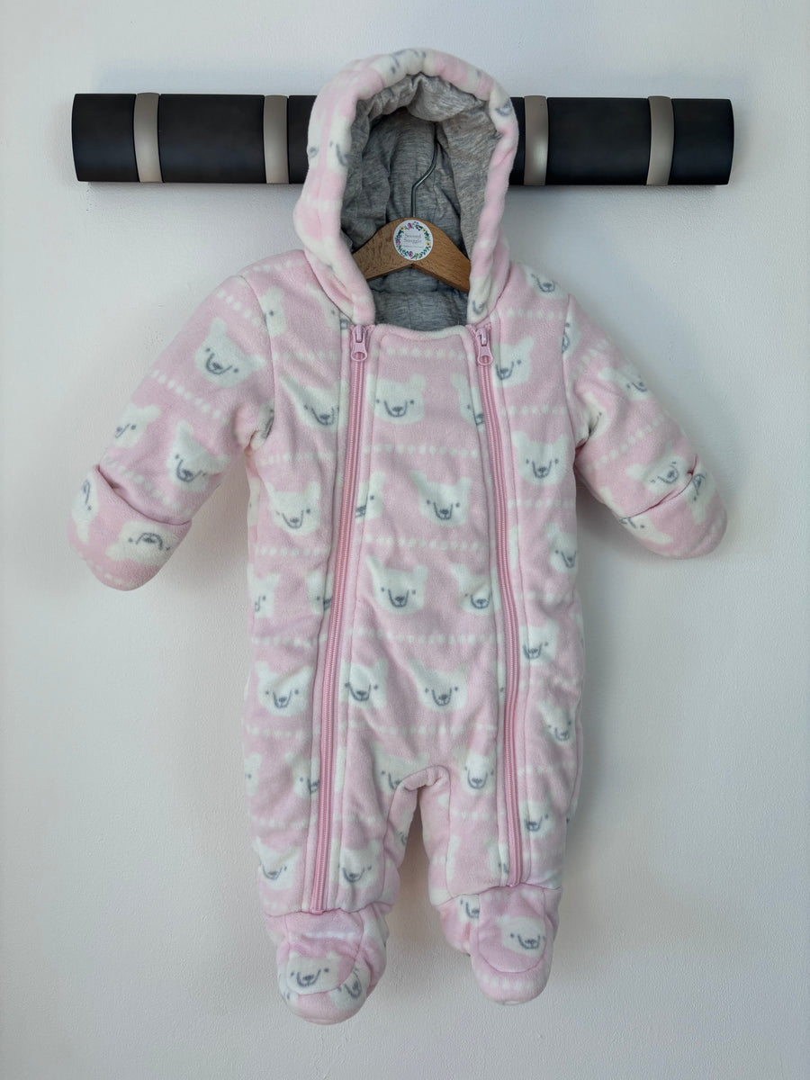 M&S 0-3 Months-Pramsuits-Second Snuggle Preloved