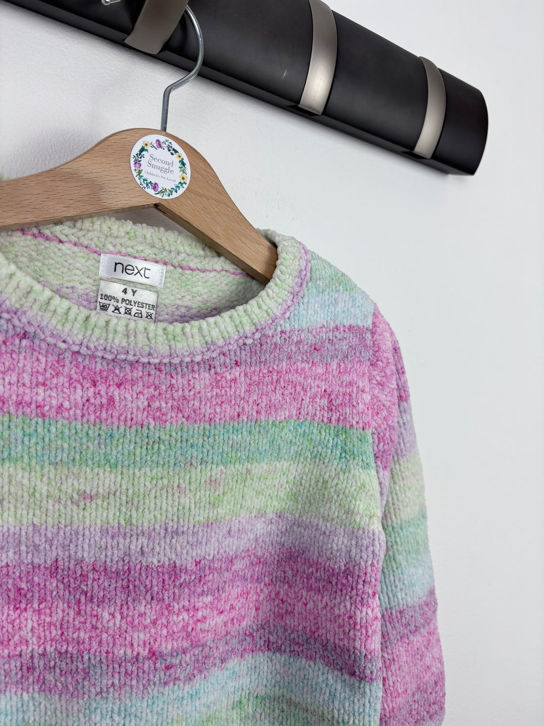 Next Rainbow Pinks Jumper-Jumpers-Second Snuggle Preloved