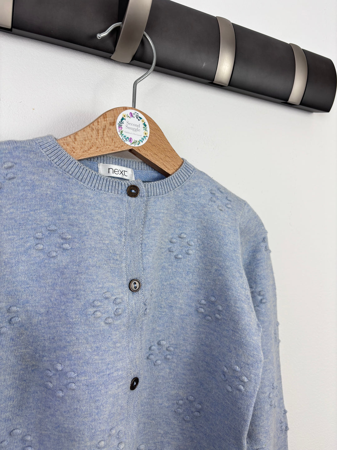 Next Bobble Cardigan In Blue 7-8 Years-Cardigans-Second Snuggle Preloved