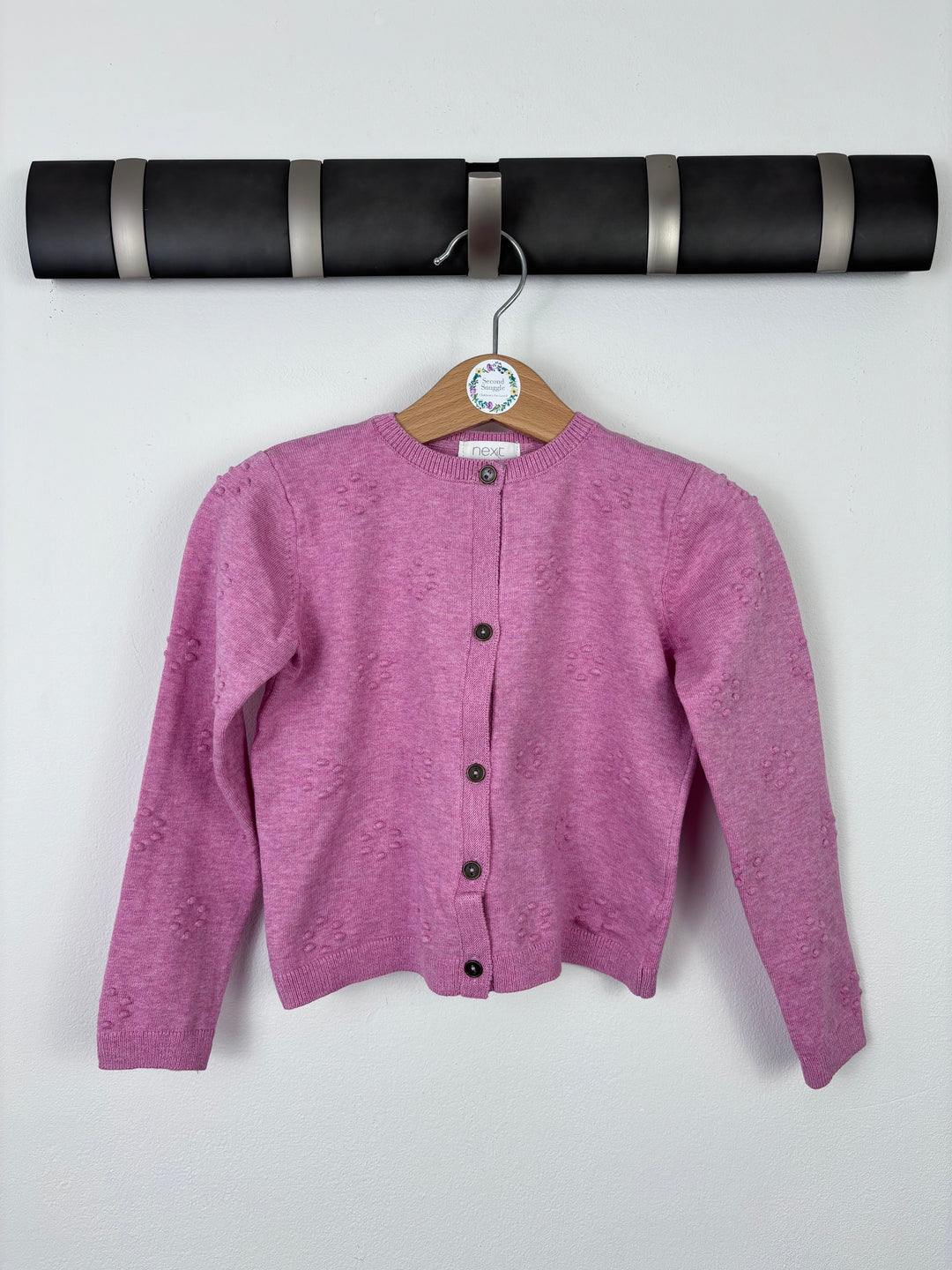 Next Bobble Cardigan In Pink-Cardigans-Second Snuggle Preloved