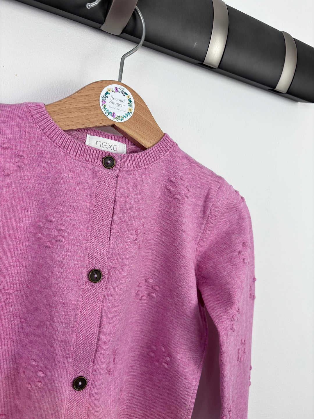 Next Bobble Cardigan In Pink-Cardigans-Second Snuggle Preloved