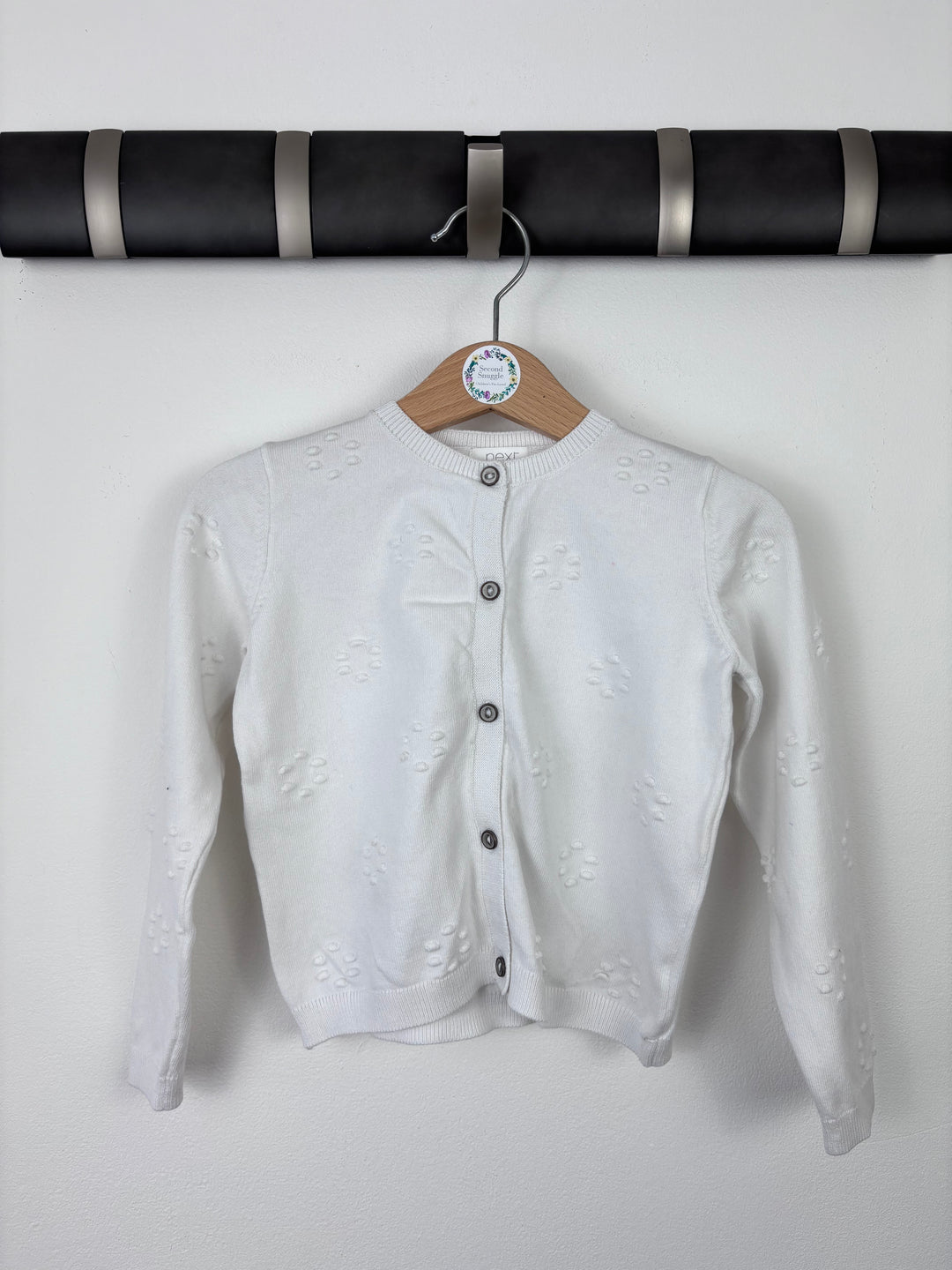 Next Bobble Cardigan In White-Cardigans-Second Snuggle Preloved