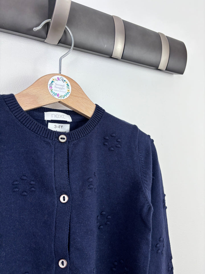 Next Bobble Cardigan In Navy-Cardigans-Second Snuggle Preloved