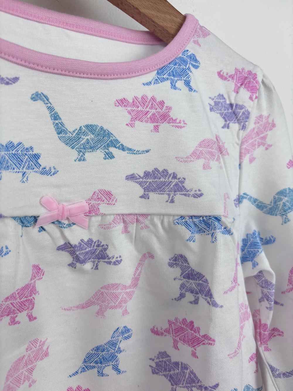 JoJo Maman Bebe Long Sleeve Dinosaur Top-Tops-Second Snuggle Preloved