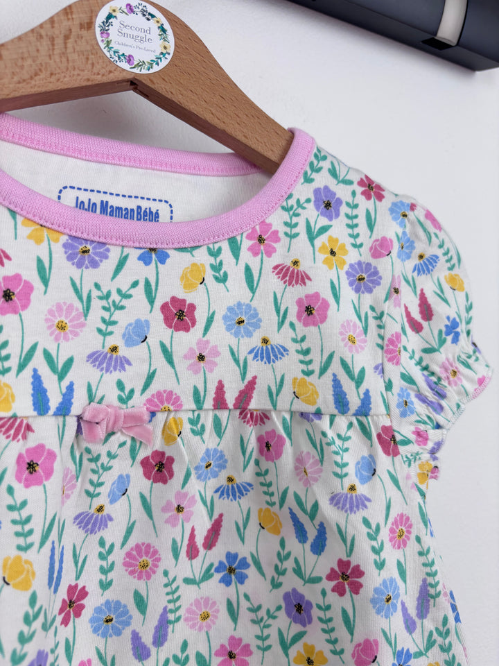 JoJo Maman Bebe Floral T-shirt-Tops-Second Snuggle Preloved