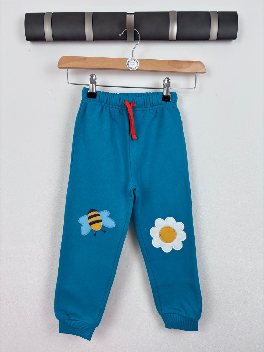 Frugi Flower & Bee Joggers-Trousers-Second Snuggle Preloved