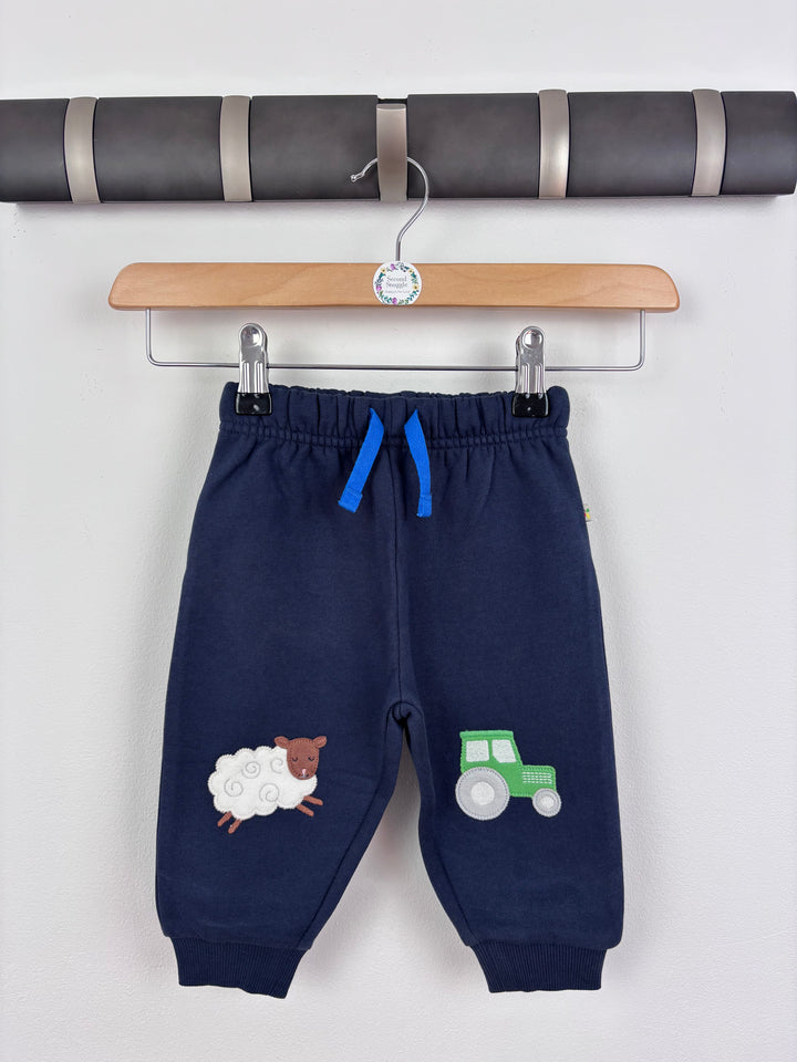 Frugi Navy Tractor Joggers-Trousers-Second Snuggle Preloved