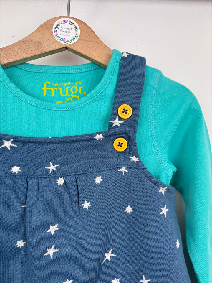 Frugi Star & Rainbow Dress-Dresses-Second Snuggle Preloved