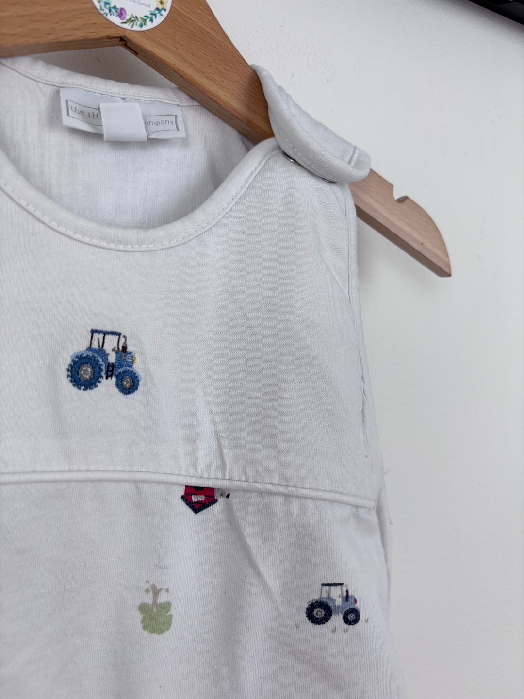 The Little White Company Tractor Sleeping Bag 0-6 Months 1 Tog-Sleeping Bags-Second Snuggle Preloved