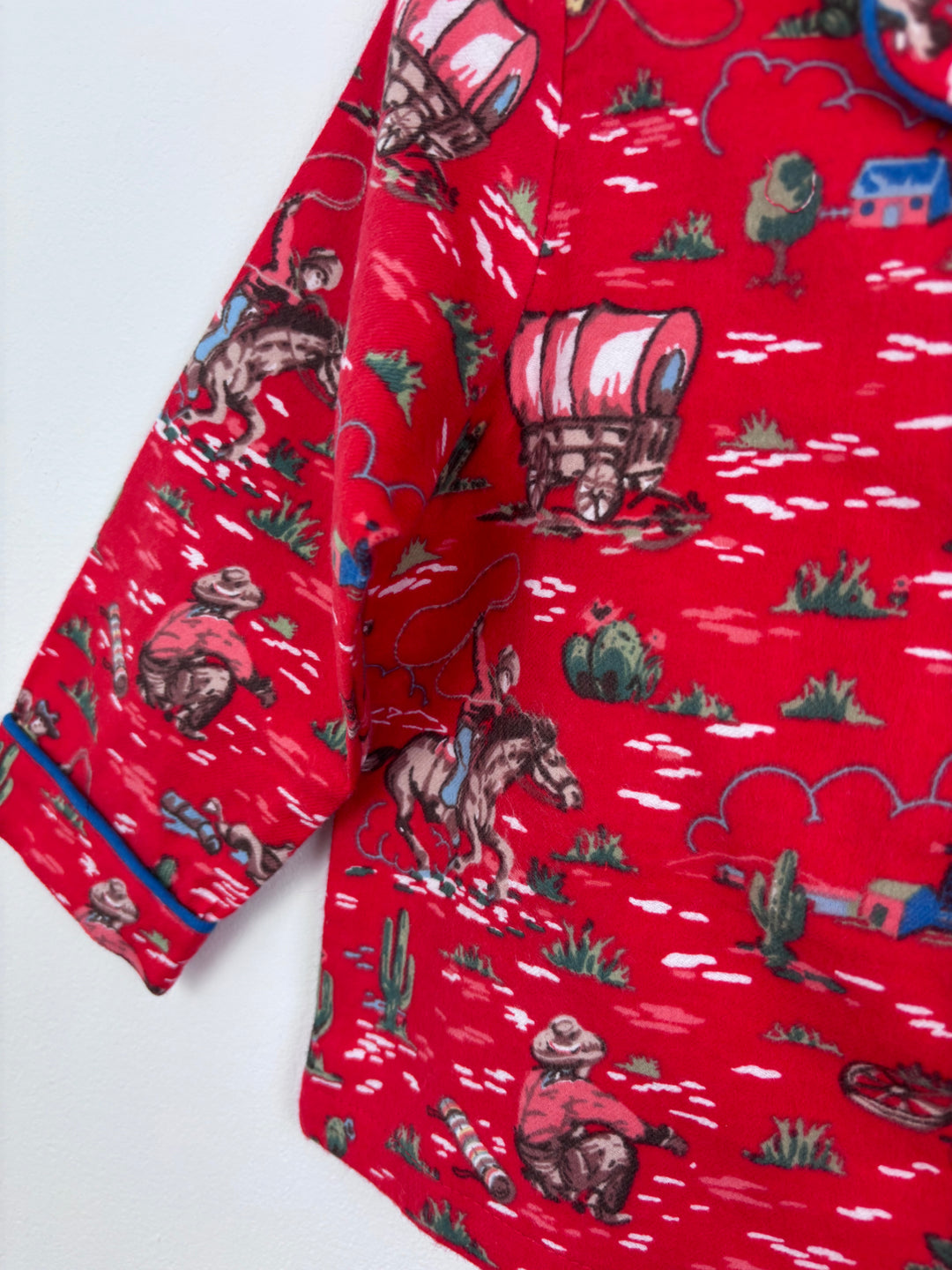 Cath Kids Red Cowboy Pyjamas 1-2 Years-Night Wear-Second Snuggle Preloved