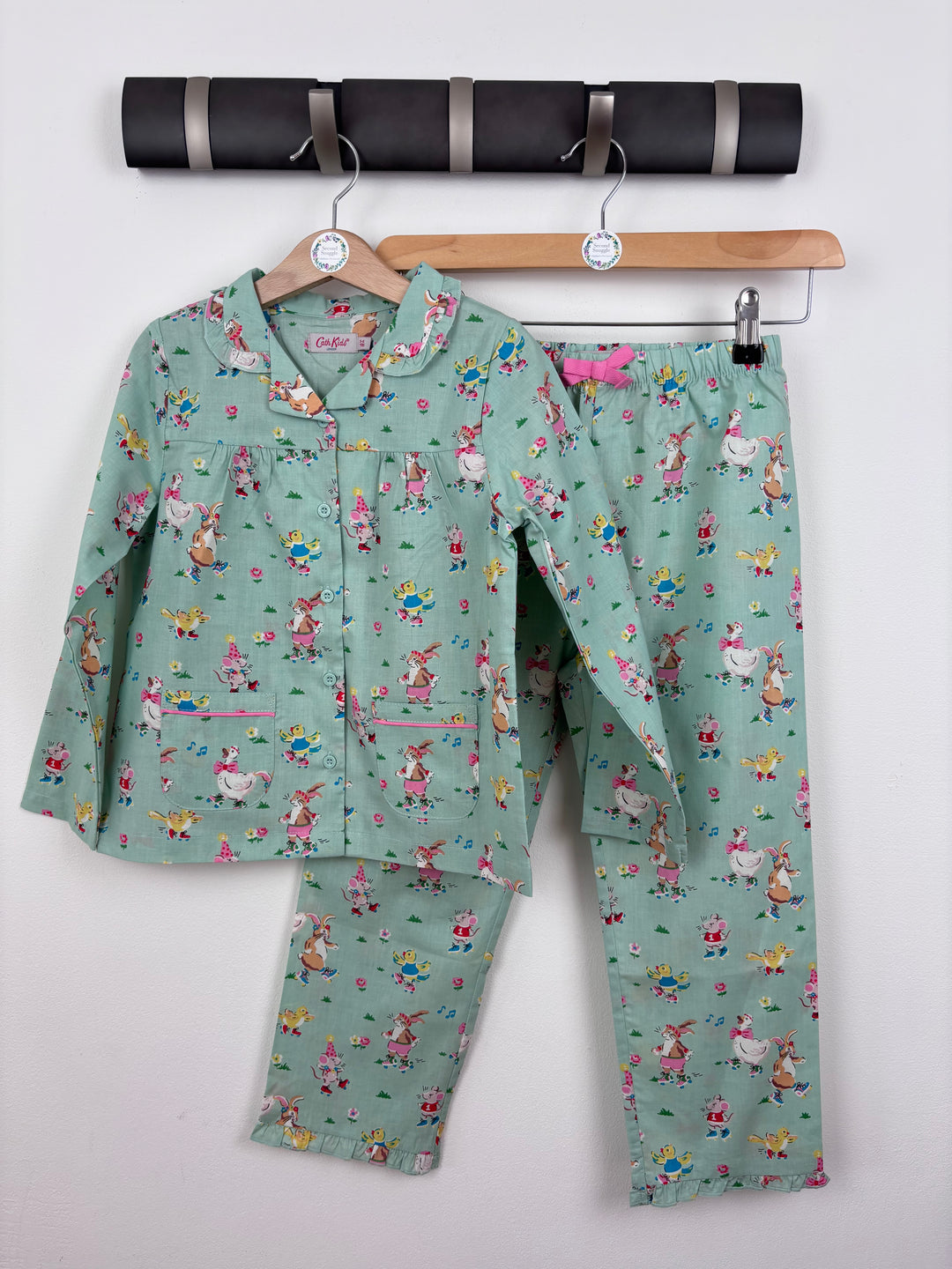 Cath Kids Green Pjs 5-6 Years-Night Wear-Second Snuggle Preloved