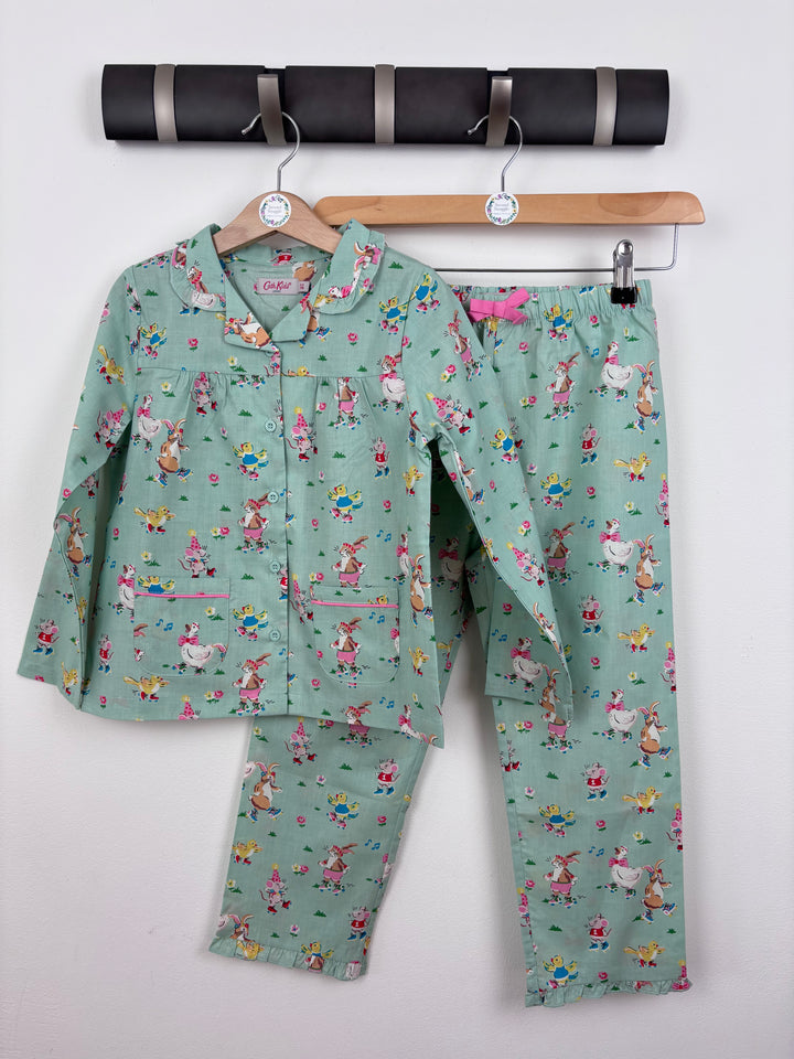 Cath Kids Green Pjs 5-6 Years-Night Wear-Second Snuggle Preloved