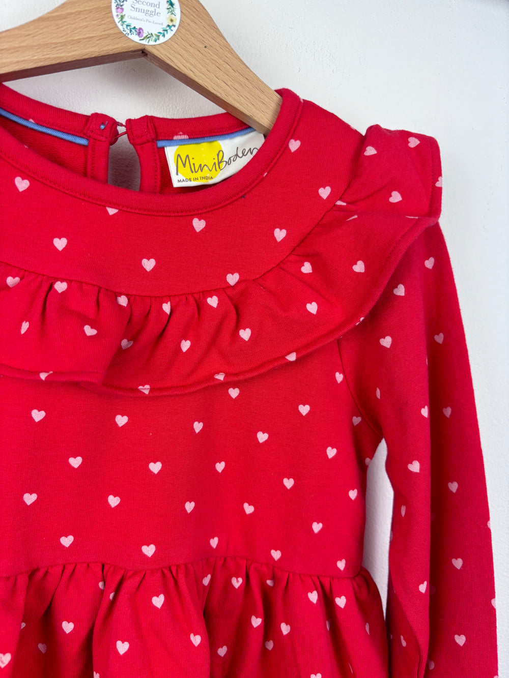 Mini Boden Heart Dress-Dresses-Second Snuggle Preloved