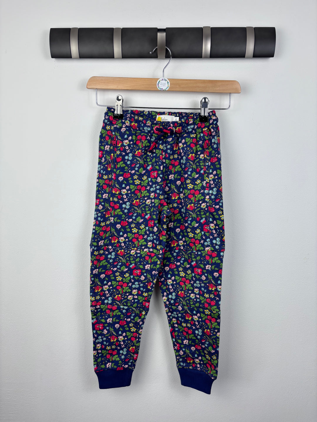 Mini Boden Floral Joggers-Trousers-Second Snuggle Preloved