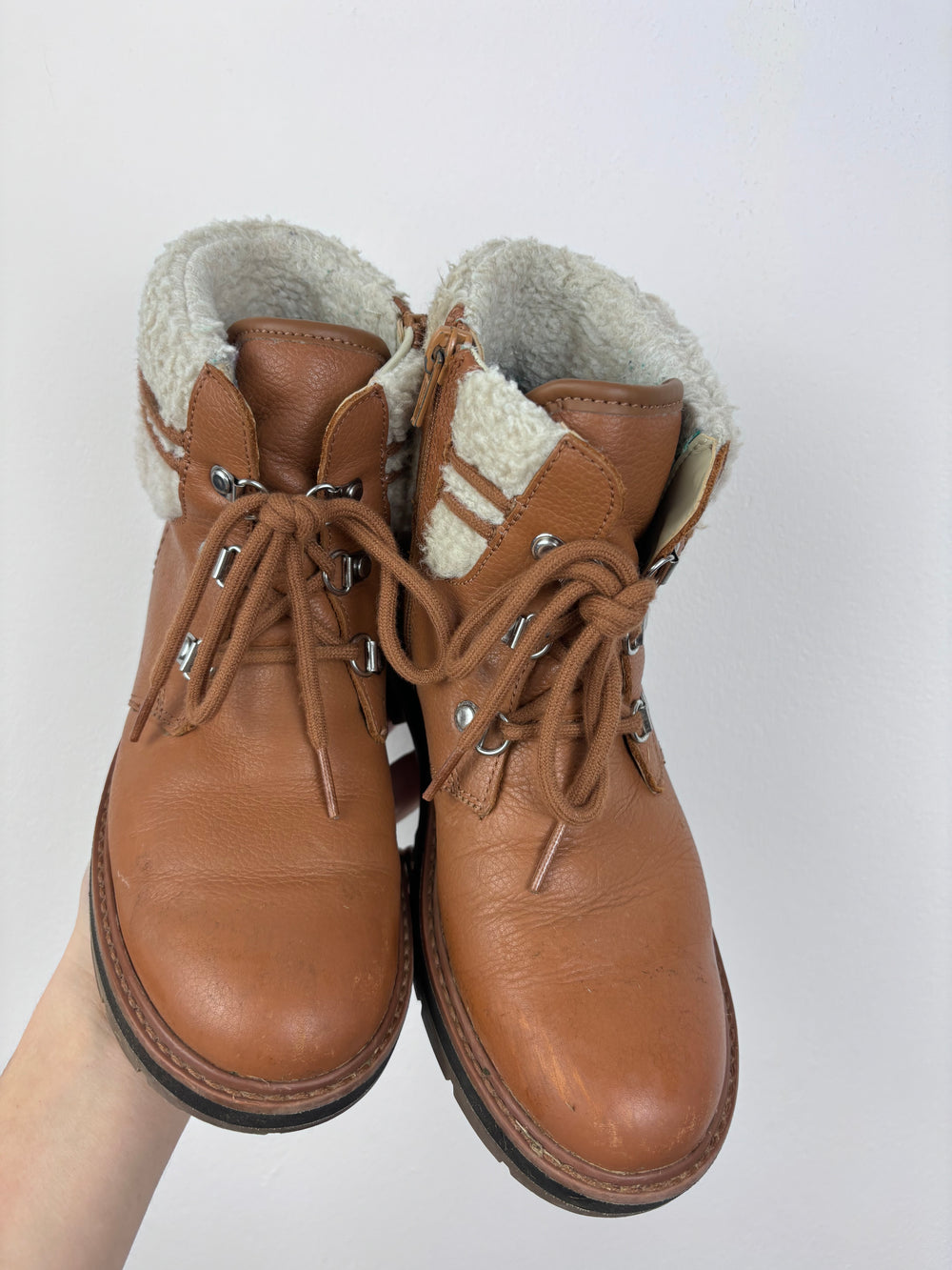 Clarks UK 2 F-Boots-Second Snuggle Preloved