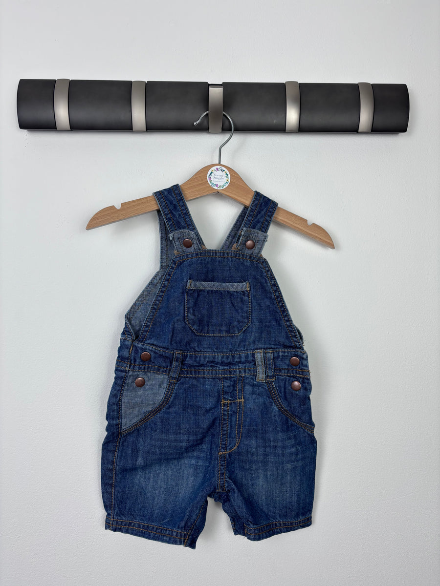 George 3-6 Months-Dungarees-Second Snuggle Preloved