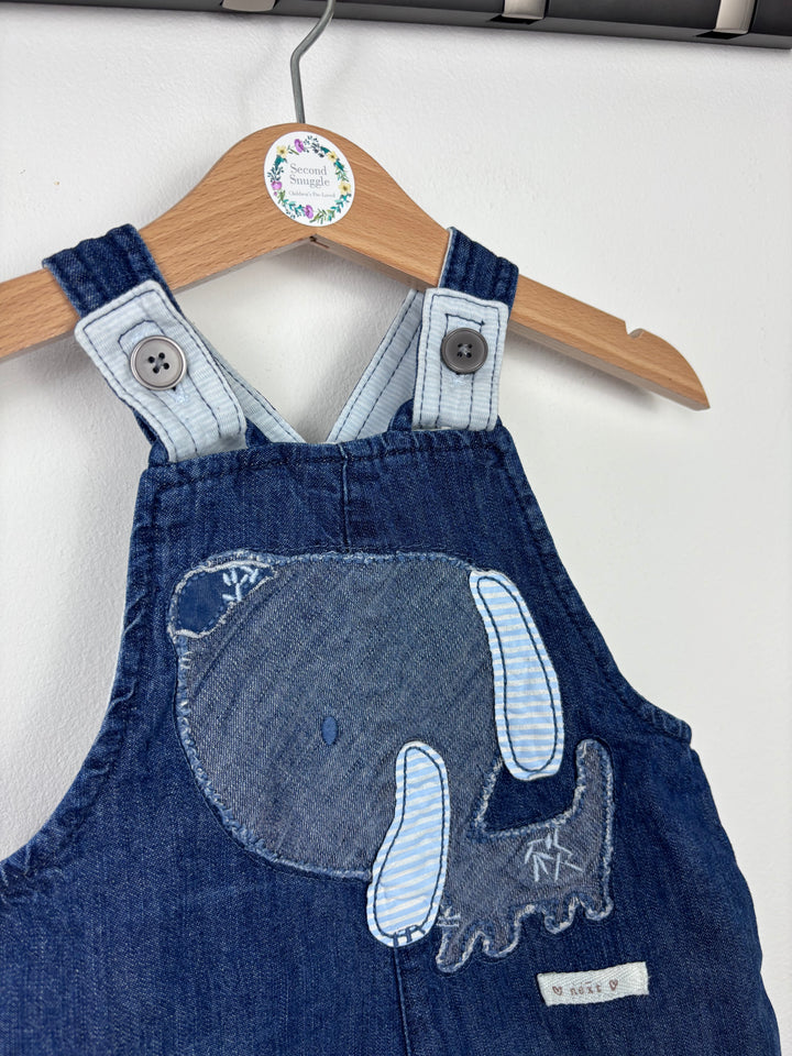 Next 9-12 Months-Dungarees-Second Snuggle Preloved