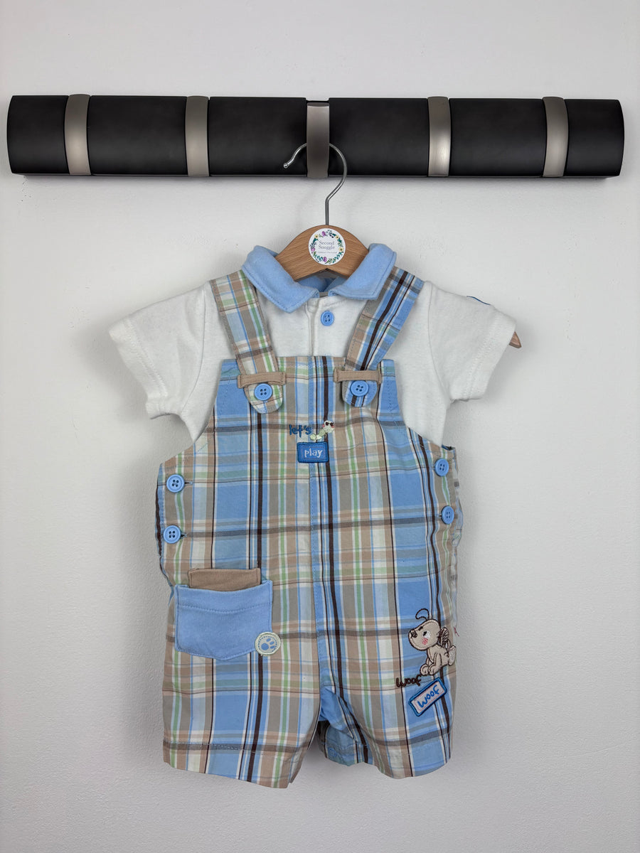 Little Wonders 3-6 Months-Dungarees-Second Snuggle Preloved