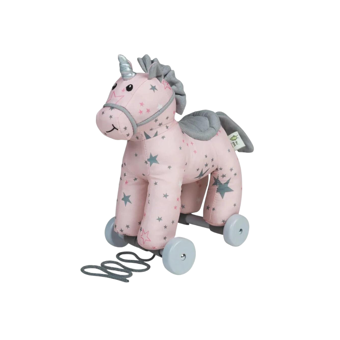 Celeste Unicorn Pull Along Toy-Pull Along Toy-Second Snuggle Preloved