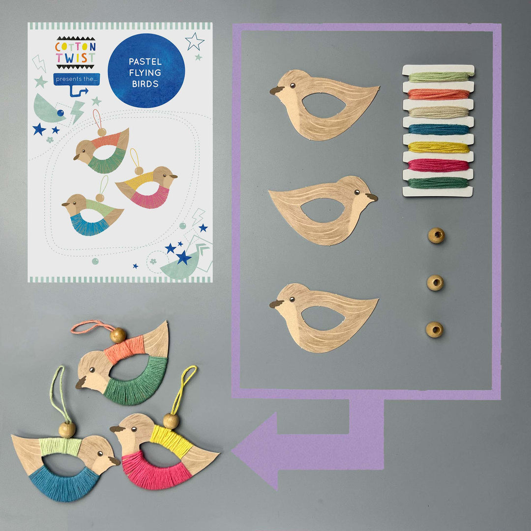 Make Your Own Flying Bird Decorations-Crafting-Second Snuggle Preloved