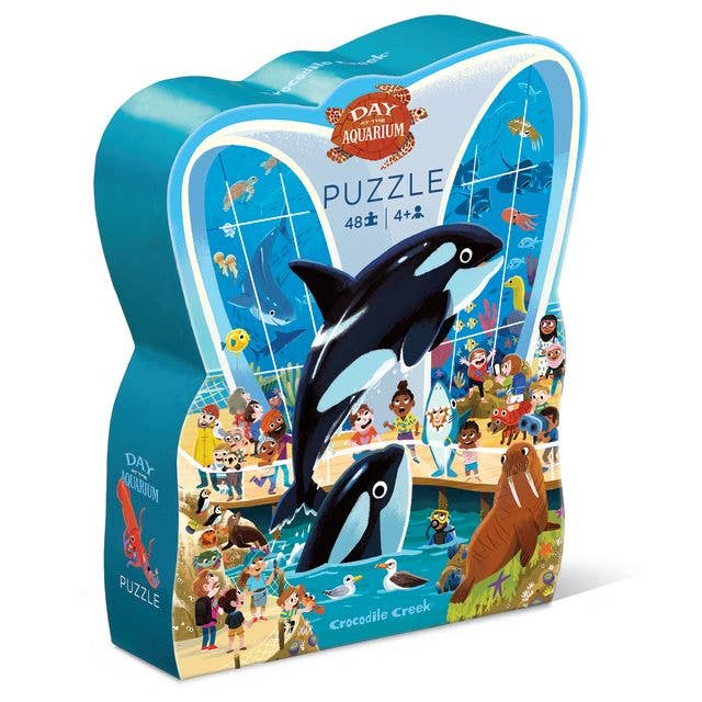 48 Piece Puzzle - Day at the Aquarium-Puzzles-Second Snuggle Preloved