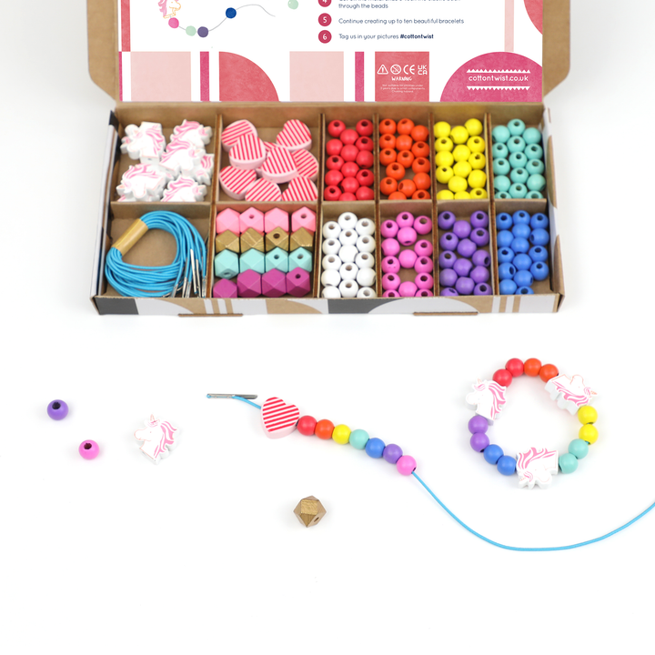 Unicorn & Heart Bracelet Making Kit-Crafting-Second Snuggle Preloved