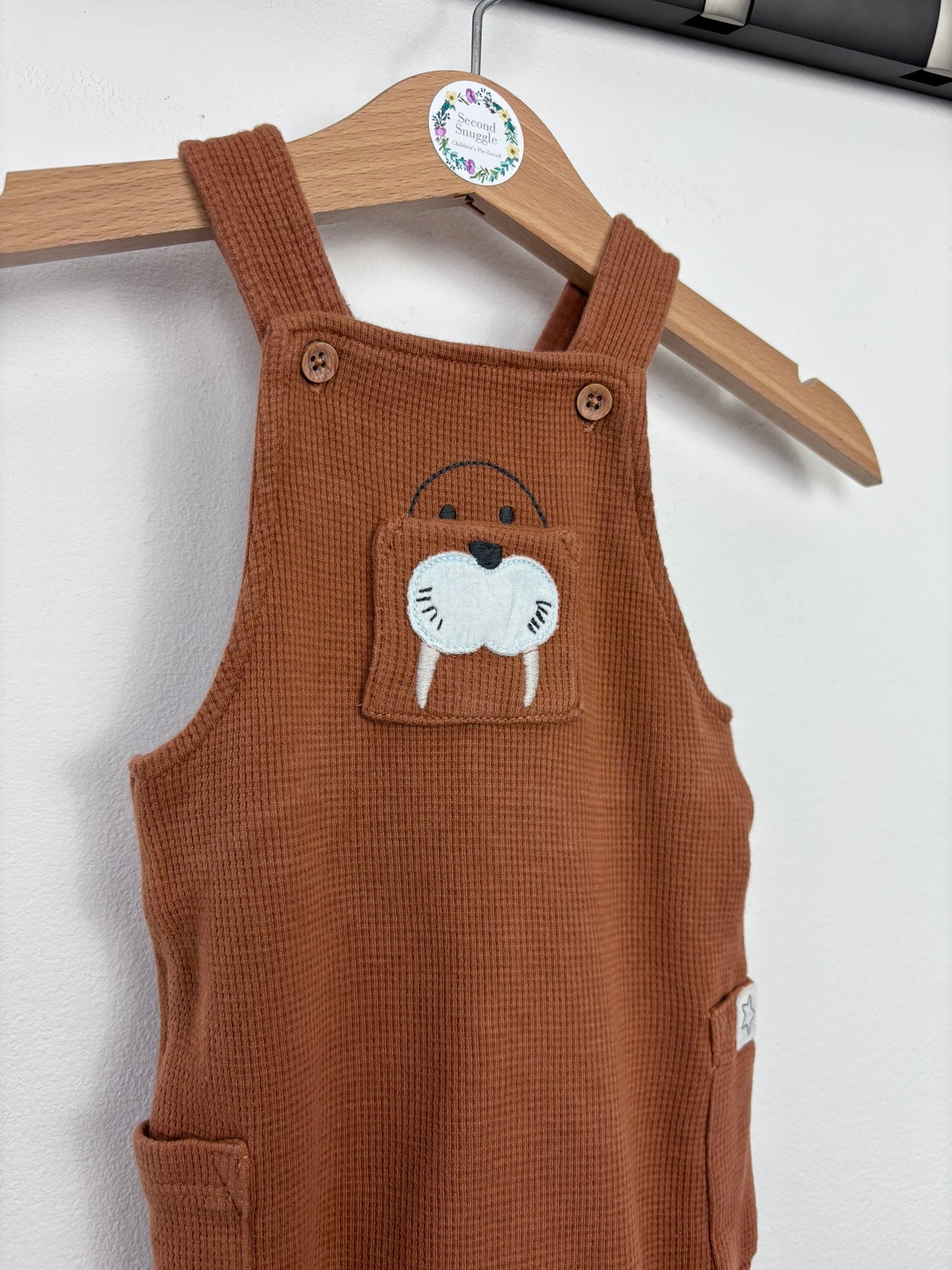 M&S 0-3 Months-Dungarees-Second Snuggle Preloved