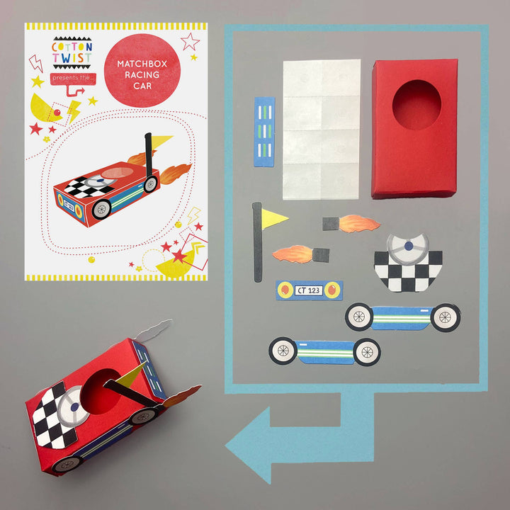 Make Your Own Matchbox Racing Car-Crafting-Second Snuggle Preloved