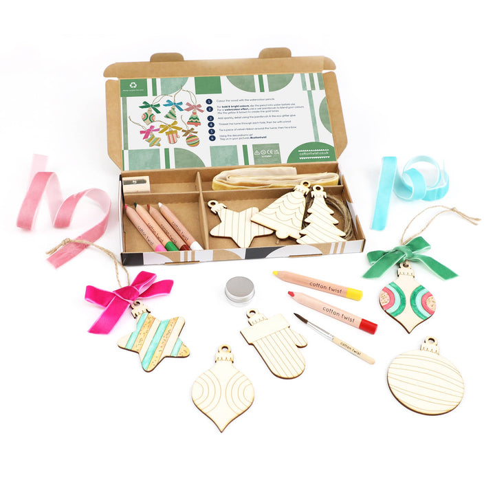 Christmas Glitter Decorations Craft Kit-Crafting-Second Snuggle Preloved