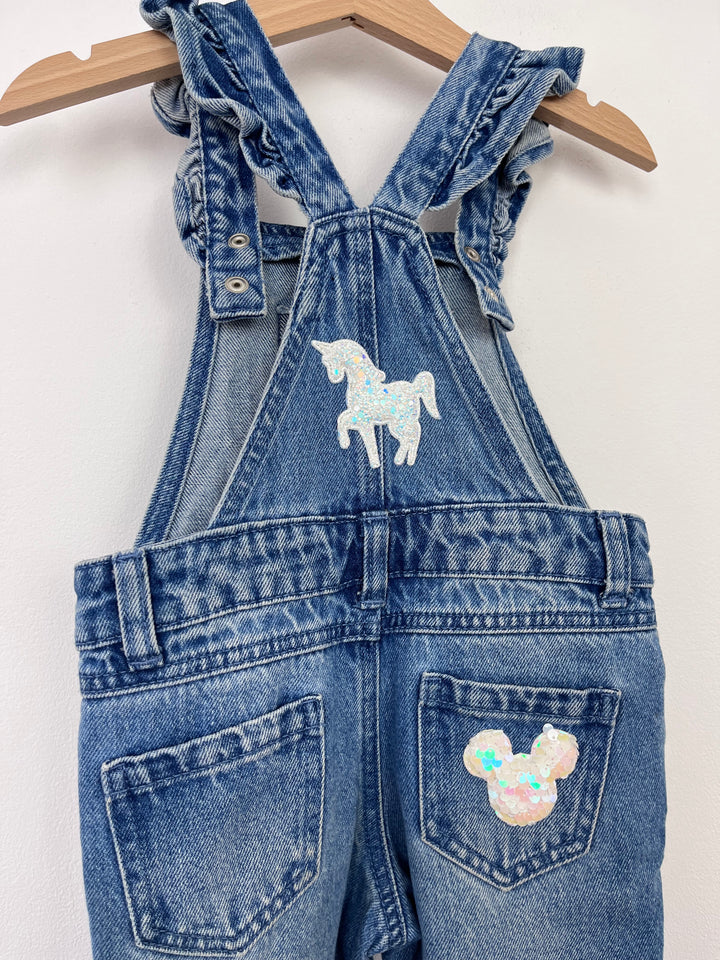 Dinky Denim 2-3 Years-Dungarees-Second Snuggle Preloved