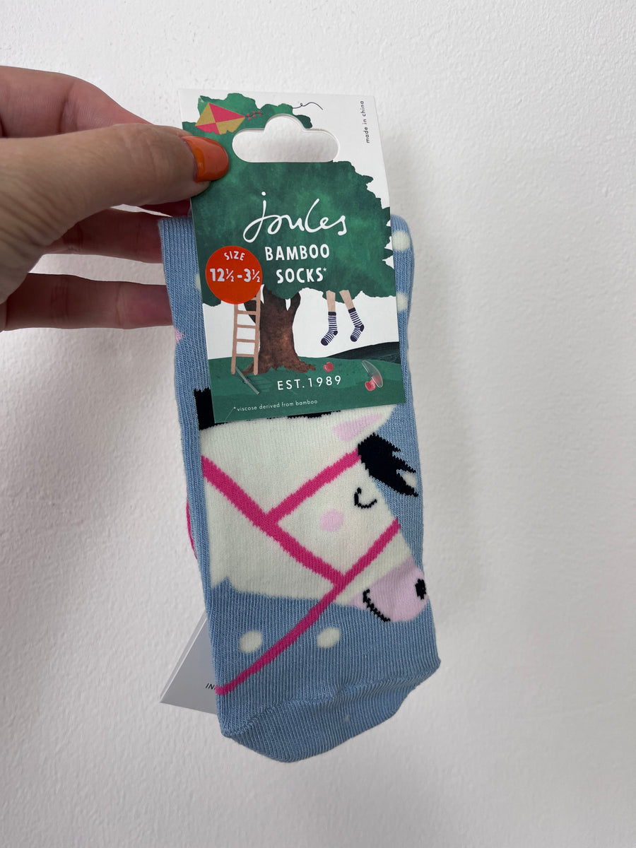 Joules Unicorn Socks UK 12.5-3.5-Tights & Socks-Second Snuggle Preloved