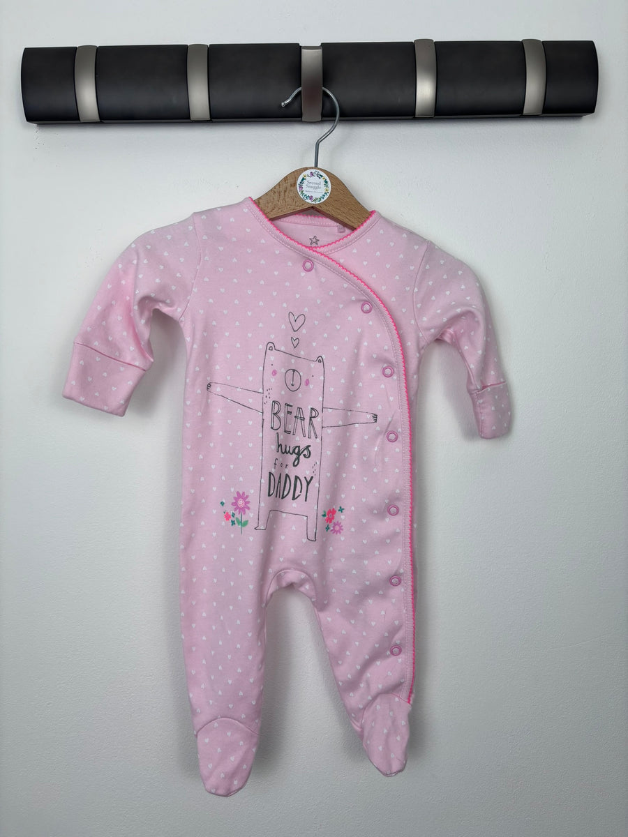 Next Up To 1 Month-Sleepsuits-Second Snuggle Preloved