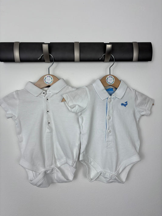 John Lewis 0-3 Months-Vests-Second Snuggle Preloved