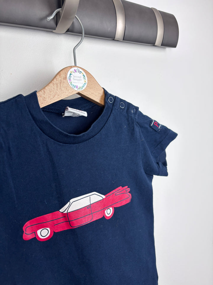 Polarn O.Pyret Car T-shirt 18-24 Months-Tops-Second Snuggle Preloved