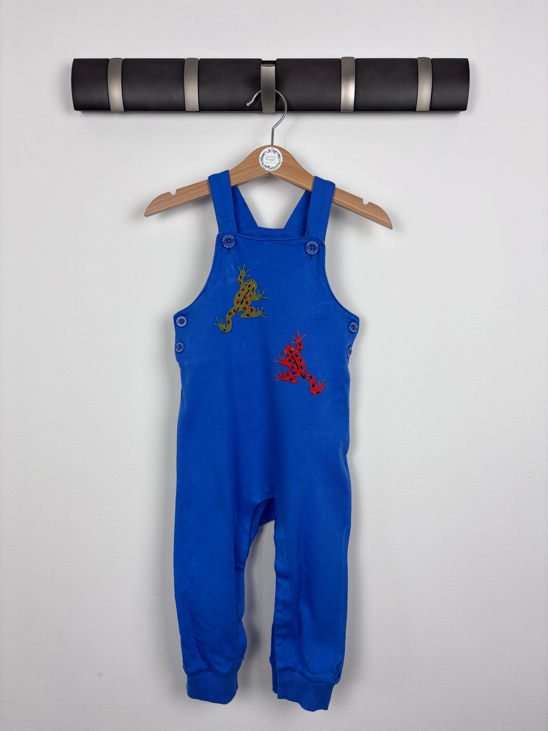 Joules Blue Dungarees 12-18 Months-Dungarees-Second Snuggle Preloved