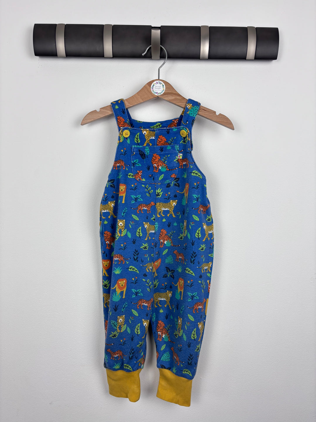 Frugi Safari Dungarees 6-12 Months-Dungarees-Second Snuggle Preloved