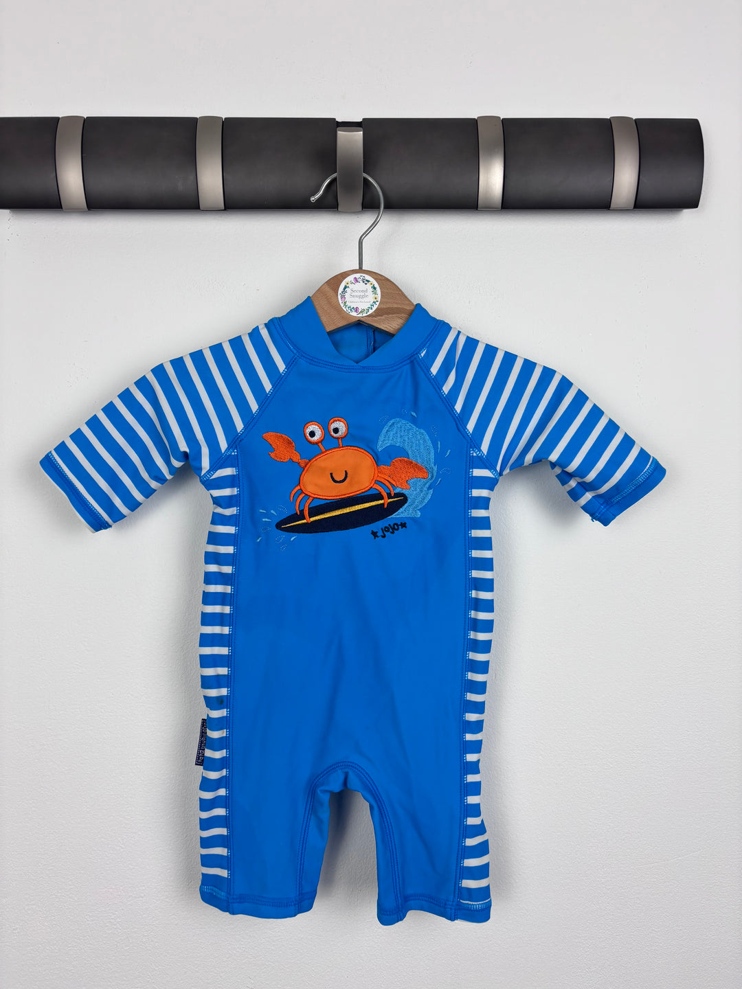 JoJo Maman Bebe Sun Safe Suit 0-6 Months-Swimming-Second Snuggle Preloved