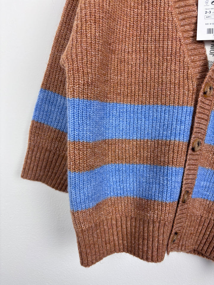 Zara Brown Knit Cardigan 2-3 Years-Cardigans-Second Snuggle Preloved