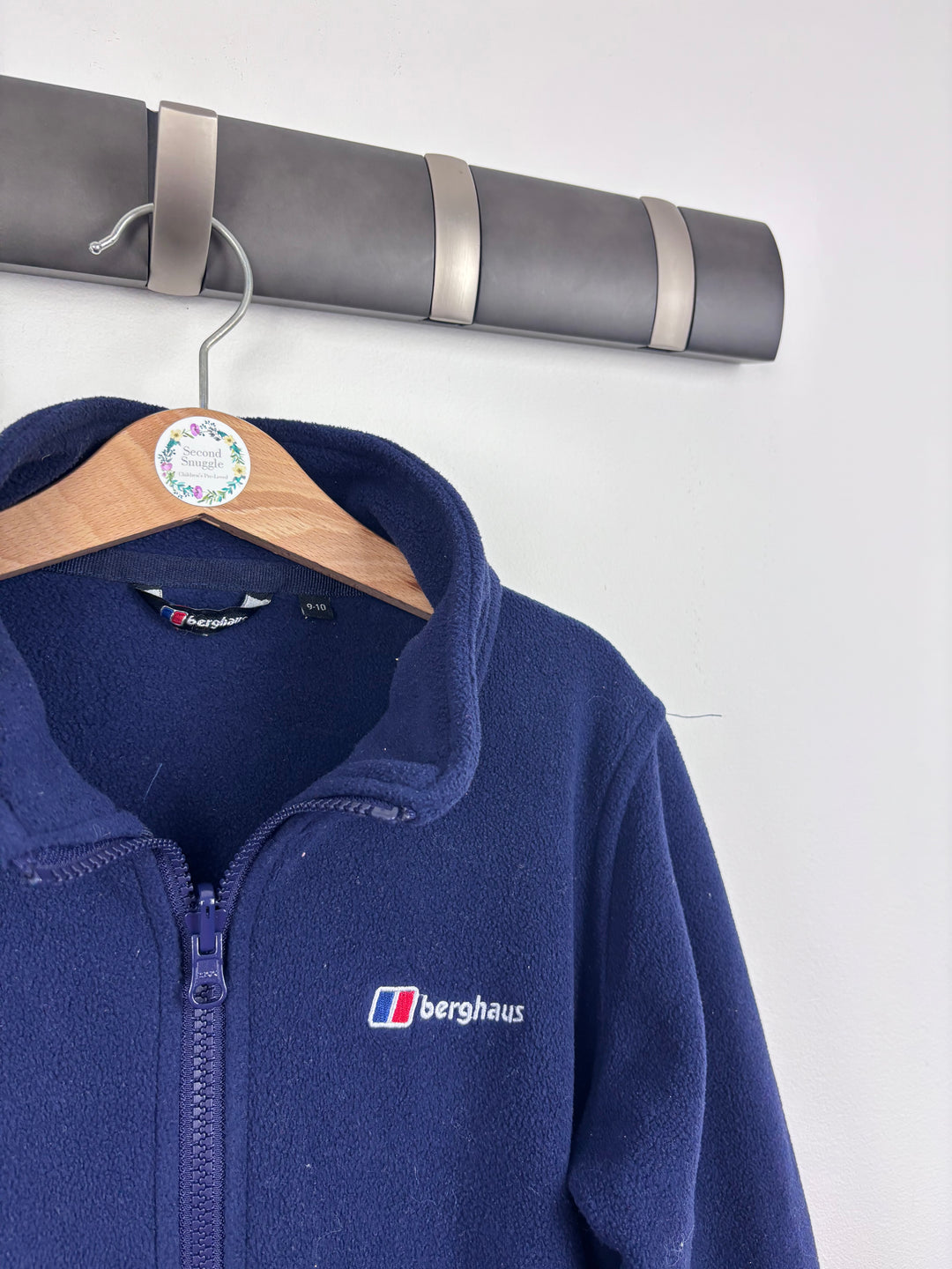 Berghaus Navy Zip Fleece 9-10 Years-Fleeces-Second Snuggle Preloved