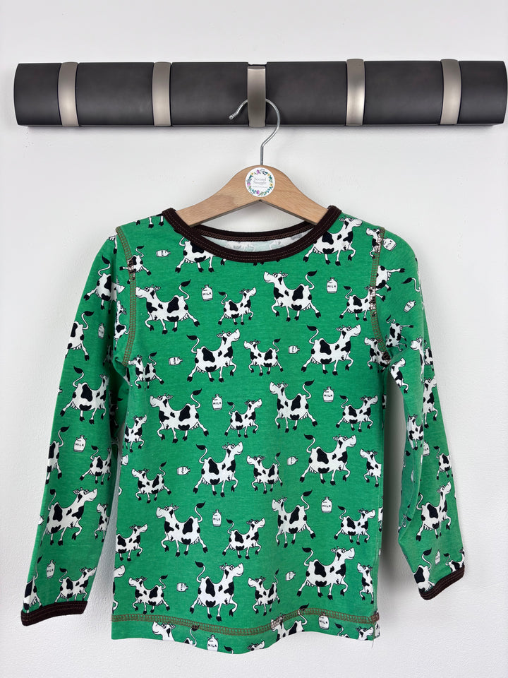 Snoozy Long Sleeve Cows Top 110/116 (5-6 Years)