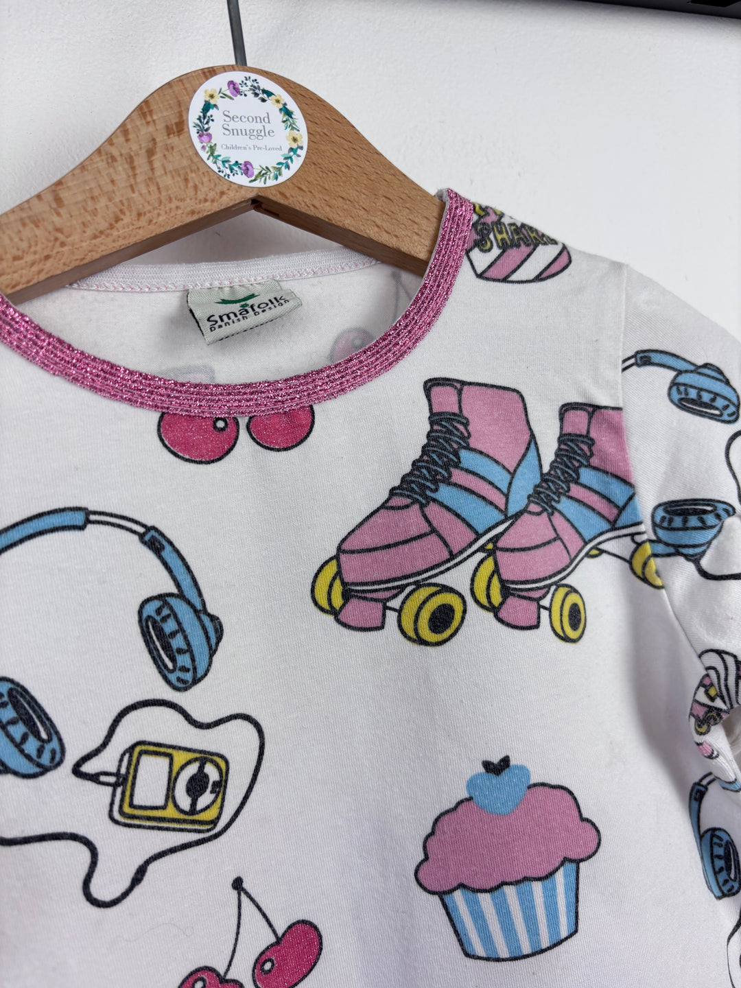 Smafolk Roller skates Long Sleeve Top 86/92 (1-2 Years)