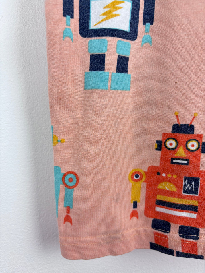 Moromini Robots T-shirt 92-98 (2-3 Years)-Tops-Second Snuggle Preloved