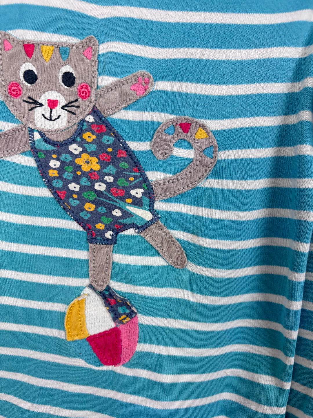 Frugi Cat Log Sleeve Top 3-4 Years-Tops-Second Snuggle Preloved