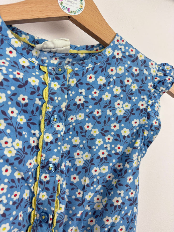 Mini Boden Floral Playsuit 2-3 Years-Play Suits-Second Snuggle Preloved