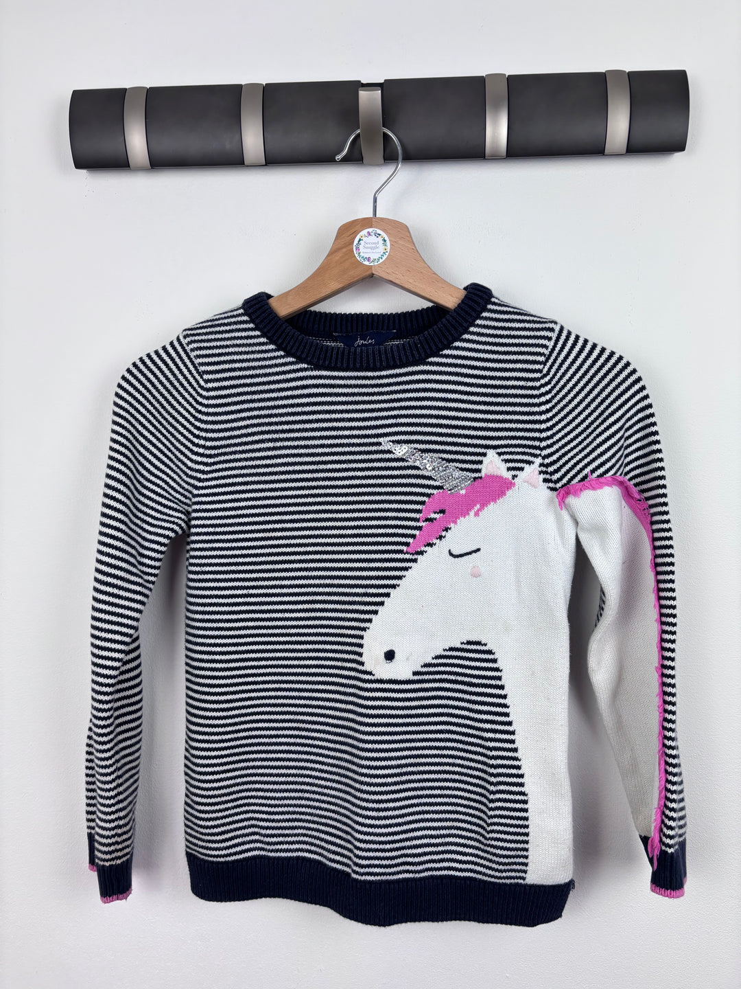 Joules Unicorn Jumper 7-8 Years - PLAY-Jumpers-Second Snuggle Preloved