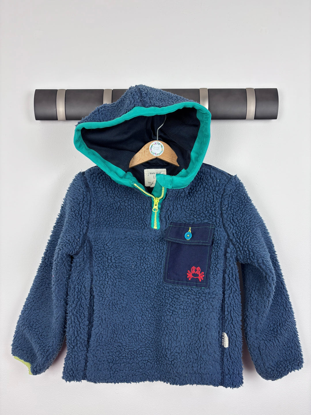 White Stuff Navy Fleece 5-6 Years-Fleeces-Second Snuggle Preloved