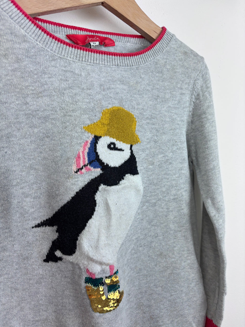 Joules Puffin Jumper 6 Years-Jumpers-Second Snuggle Preloved